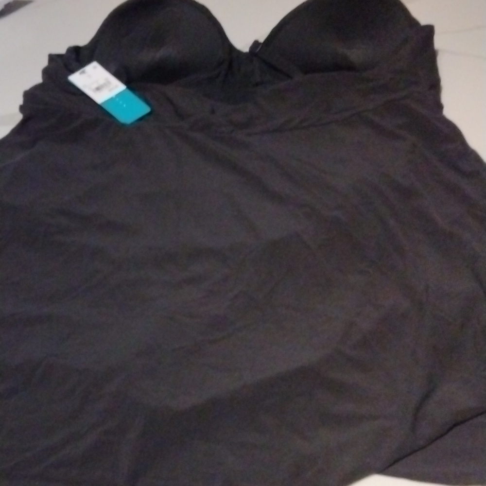 Swim Dress Black Plus Size Sz 18‎ - Picture 6 of 7